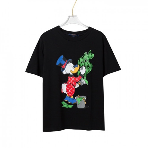 [루이비통]Louis vuitton 2021 Mm/Wm Logo Short Sleeved Tshirts - 루이비통 2021 남/녀 로고 반팔티 Lou02602x.Size(xs - l).블랙