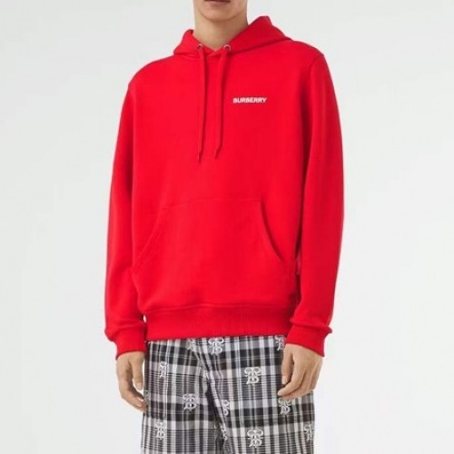 Burberry 2021 Mm/Wm Logo Casual Cotton Hoodie - 버버리 2021 남/녀 로고 캐쥬얼 코튼 후드티 Bur03684x.Size(m - 3xl).레드