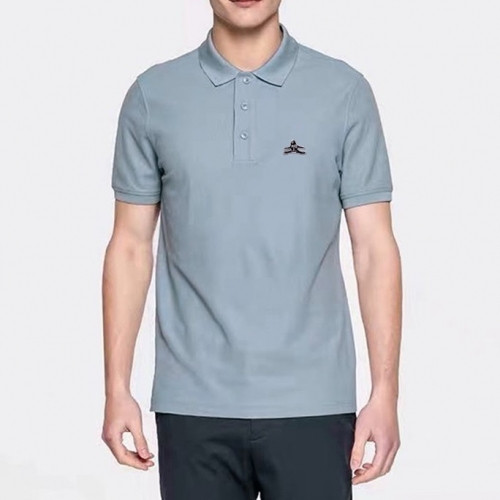 Celine 2021 Mens Hedi Slimane Logo Cotton Short Sleeved Tshirts - 셀린느 2021 남성 로고 코튼 폴로 반팔티 Cel0104x.Size(s - 2xl).블루