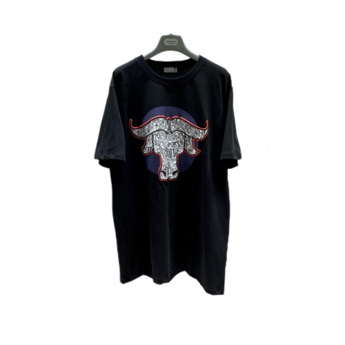[디올]Dior 2021 Mm/Wm Casual Crew-neck Short Sleeved Tshirts - 디올 2021 남/녀 캐쥬얼 크루넥 반팔티 Dio01139x.Size(s - xl).블랙