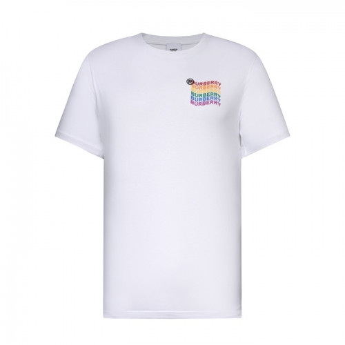 [버버리]Burberry 2021 Mm/Wm Logo Cotton Short Sleeved Tshirts - 버버리 2021 남/녀 로고 코튼 반팔티 Bur03695x.Size(s - xl).화이트