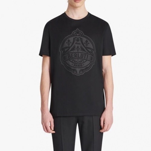 [벨루티]Berluti 2021 Mens Classic Short Sleeved Tshirts - 벨루티 2021 남성 클래식 반팔티 Ber0036x.Size(s - xl).블랙