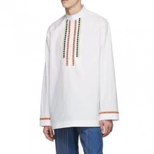 Valentino 2020 Mens Logo Casual Cotton Shirts - 발렌티노 2020 남성 로고 캐쥬얼 코튼 셔츠 Val0460x.Size(m - 3xl).화이트