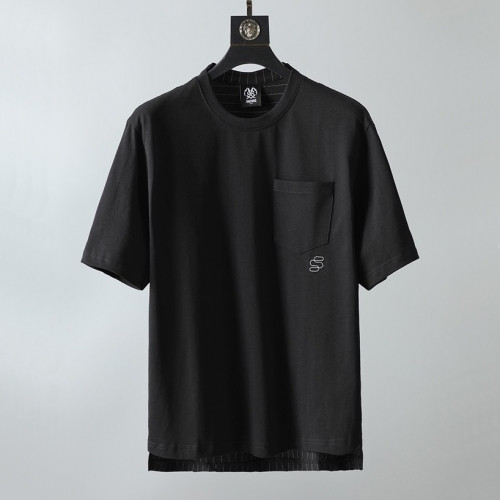 Shellac Mens Black Tshirts - 셸락 2021 남성 캐쥬얼 반팔티 She19x
