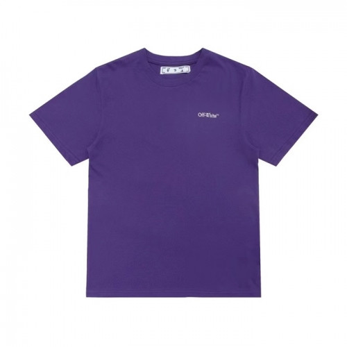 [오프화이트]Off-white 2021 Mm/Wm Printing Logo Crew - neck Cotton Short Sleeved Tshirts - 오프화이트 2021 남/녀 프린팅 로고 코튼 반팔티 Off0645x.Size(s - xl).퍼플