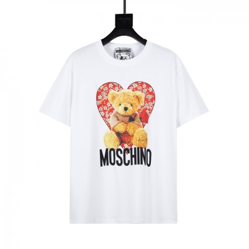 [모스키노]Moschino 2021 Mm/Wm Logo Cotton Short Sleeved Tshirts - 모스키노 2021 남/녀 로고 코튼 반팔티 Mos0141x.Size(xs - l).화이트