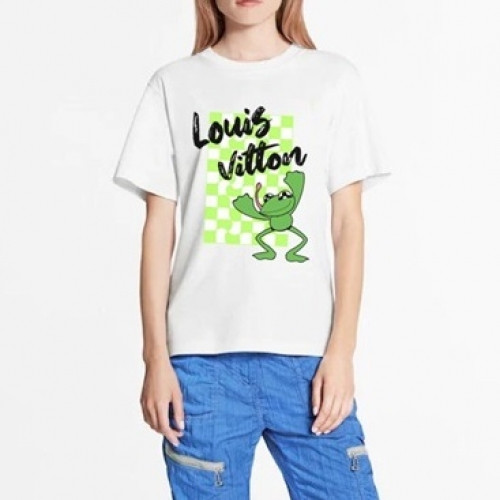 Louis vuitton 2021 Mm/Wm Logo Short Sleeved Tshirts - 루이비통 2021 남/녀 로고 반팔티 Lou02643x.Size(s - l).화이트