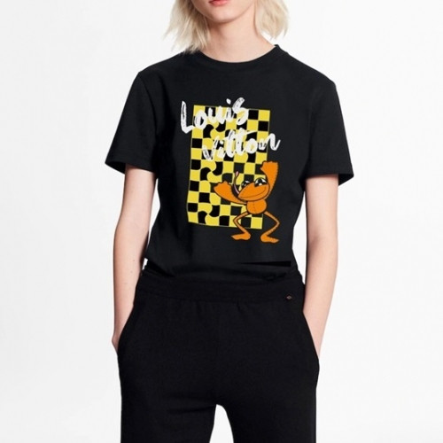Louis vuitton 2021 Mm/Wm Logo Short Sleeved Tshirts - 루이비통 2021 남/녀 로고 반팔티 Lou02644x.Size(s - l).블랙
