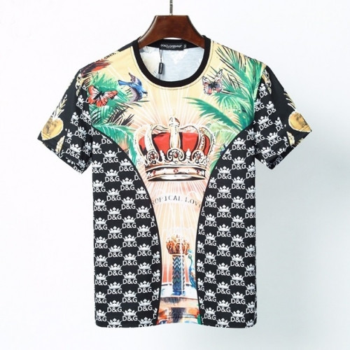 [돌체앤가바나]Dolce&Gabbana 2021 Mens Logo Silket Short Sleeved Tshirts - 돌체앤가바나 2021 남성 로고 실켓 반팔티 Dol0291x.Size(m - 3xl).블랙