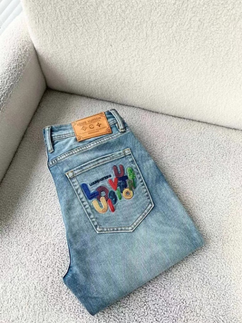 [루이비통]Louis vuitton 2023 Mens Monogram Casual Pants - 루이비통 2023 남성 모노그램 캐쥬얼 팬츠 Lou02653x.Size(28 - 38).블루