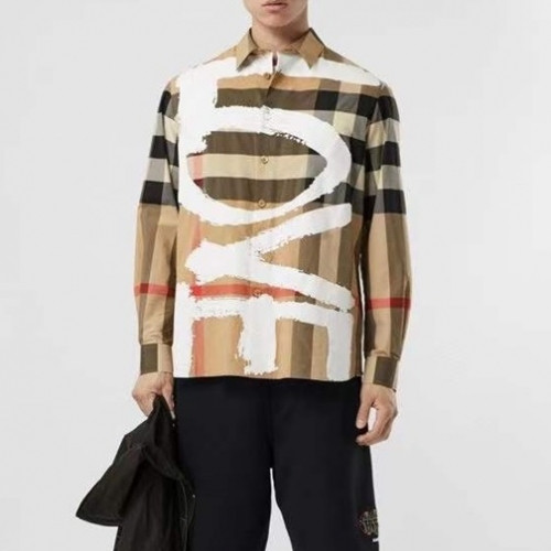 [버버리]Burberry 2021 Mens Vintage Basic Tshirts - 버버리 2021 남성 빈티지 베이직 셔츠 Bur03731x.Size(s - xl).카멜