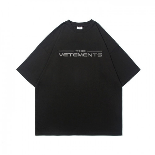 [베트멍]Vetements 2021 Mm/Wm Printing Logo Cotton Short Sleeved Oversize Tshirts - 베트멍 2021 남/녀 프린팅 로고 코튼 오버사이즈 반팔티 Vet0124x.Size(xs - l).블랙