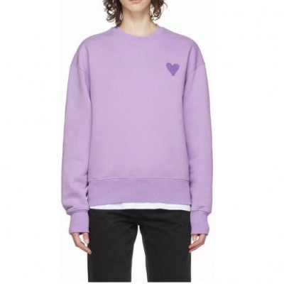 Ami 2021 Mens Logo Casual Cotton Man-to-man - 아미 2021 남성 로고 코튼 맨투맨 Ami0089x.Size(s - l).퍼플