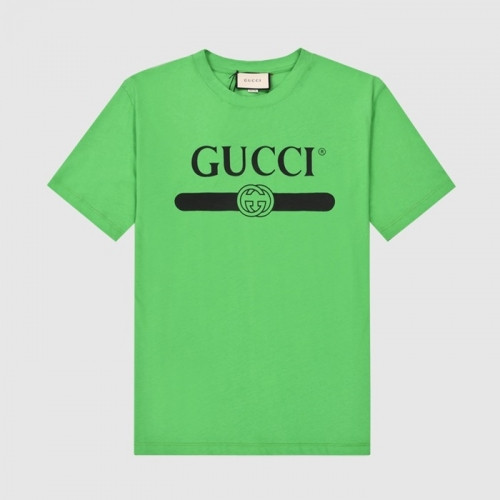 [매장판]Gucci 2021 Mm/Wm Logo Short Sleeved Tshirts - 구찌 2021 남/녀 로고 반팔티 Guc03520x.Size(s  - l).그린