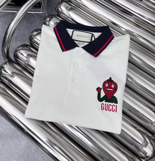 Gucci 2023 Mens Logo Short Sleeved Tshirts - 구찌 2021 남성 로고 반팔티 Guc03535x.Size(s - xl).화이트
