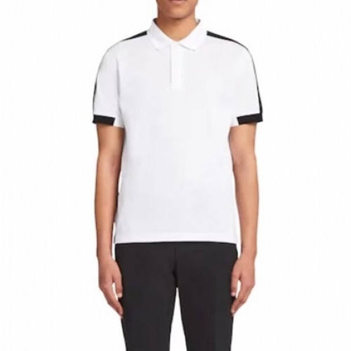 [프라다]Prada 2021 Mm/Wm Basic Logo Short Sleeved Tshirts  - 프라다 2021 남/녀 베이직 로고 반팔티 Pra02205x.Size(s - xl).화이트