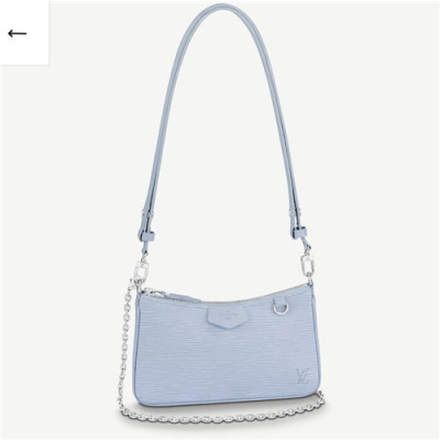 [루이비통]Louis Vuitton 2021 Easy Pouch On Strap  Cross Bag,19cm - 루이비통 2021 이지 파우치 온 스트랩 크로스백,19cm,LOUB2287,스카이블루