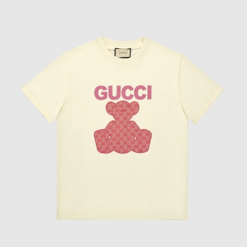 [매장판]Gucci 2021 Mm/Wm Logo Short Sleeved Tshirts - 구찌 2021 남/녀 로고 반팔티 Guc03537x.Size(xs  - l).아이보리