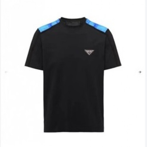 [프라다]Prada 2021 Mm/Wm Basic Logo Short Sleeved Tshirts  - 프라다 2021 남/녀 베이직 로고 반팔티 Pra02208x.Size(s - 2xl).2컬러(블랙/화이트)