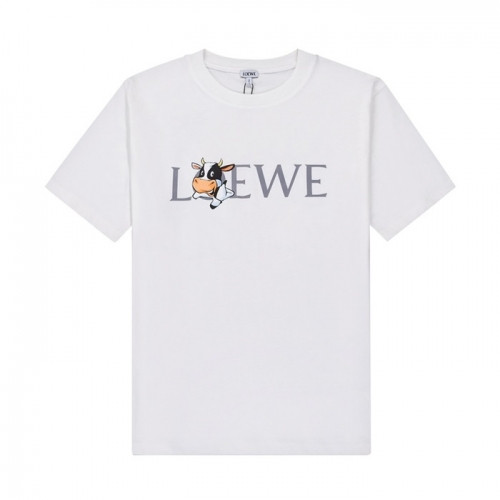 [로에베]Loewe 2021 Mm/Wm Smile Short Sleeved Tshirts - 로에베 2021 남/녀 스마일 반팔티 Loe0411x.Size(xs - l).화이트
