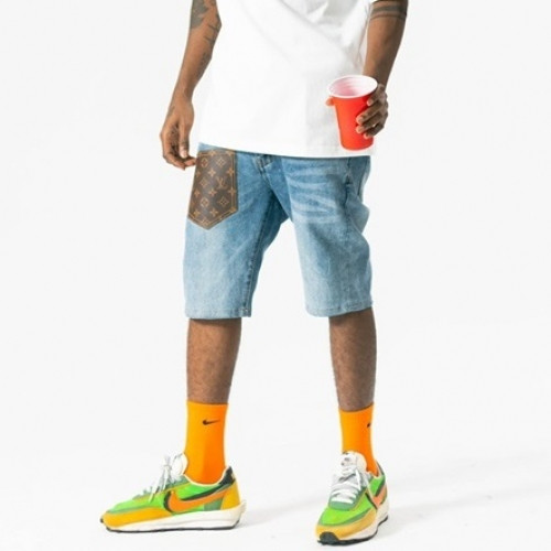 [루이비통]Louis vuitton 2021 Mens Casual Half Pants - 루이비통 2021 남성 캐쥬얼 반바지 Lou02732x.Size(29 - 40).블루