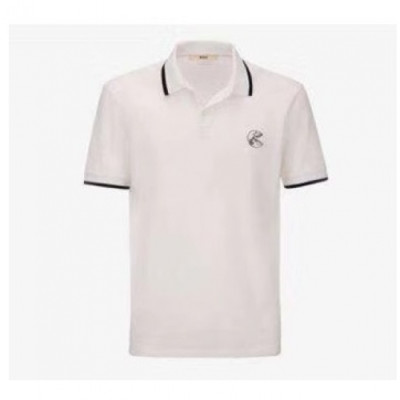 [발리]Bally 2021 Mens Logo Short Sleeved Tshirts - 발리 2021 남성 로고 폴로 반팔티 Bly0125x.Size(s - 2xl).화이트