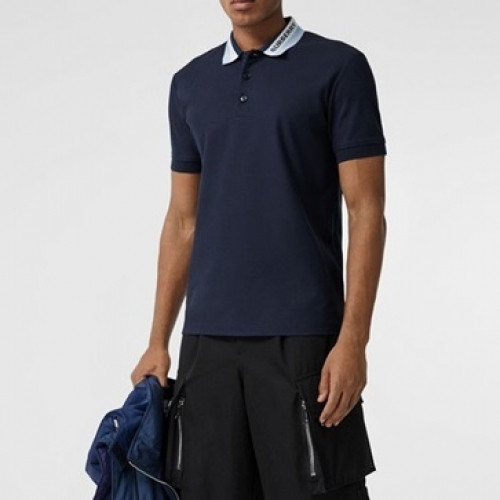 [매장판]Burberry 2021 Mens Logo Cotton Short Sleeved Tshirts - 버버리 2021 남성 로고 코튼 반팔티 Bur03802x.Size(s - 2xl).네이비