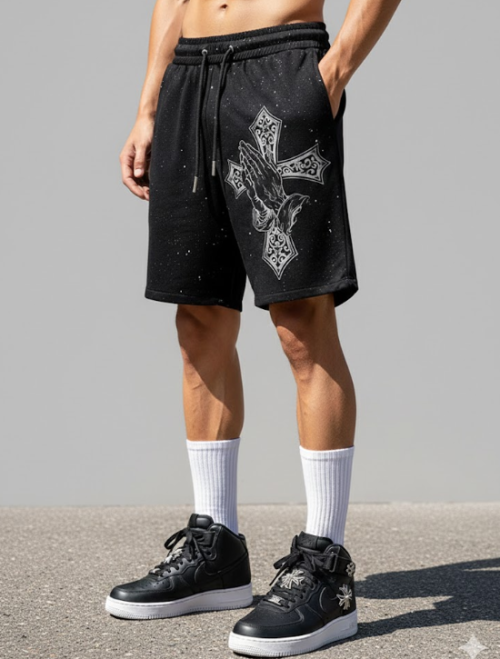 Chrome hearts Mens Casual Half Pants - 크롬하츠 남성 캐쥬얼 반바지 - chr332x