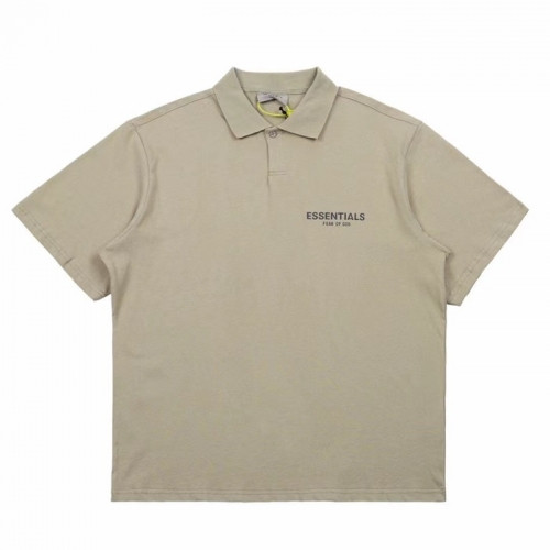 [피어오브갓]Fear of god 2021 Mm/Wm Minimal Cotton Short Sleeved Tshirts - 피어오브갓 2021 남/녀 미니멀 코튼 반팔티 Fea0258x.Size(s - xl).카키