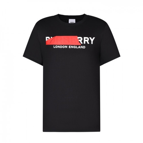[버버리]Burberry 2021 Mm/Wm Logo Cotton Short Sleeved Tshirts - 버버리 2021 남/녀 로고 코튼 반팔티 Bur03825x.Size(s - xl).블랙