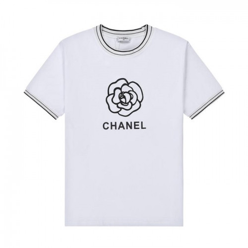 [샤넬]Chanel 2021 Mm/Wm 'CC' Logo Cotton Short Sleeved Tshirts - 샤넬 2021 남/녀 'CC'로고 코튼 반팔티 Cnl0673x.Size(s - l).화이트