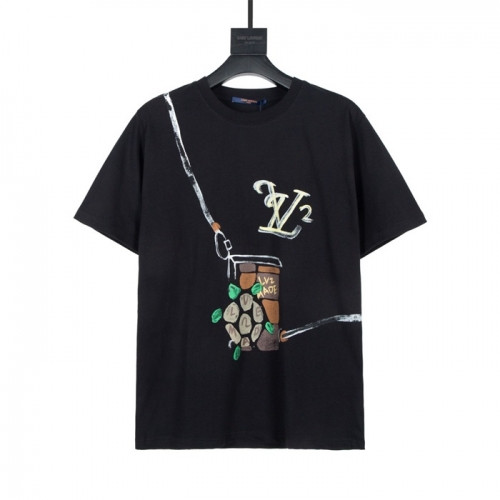[매장판]Louis vuitton 2021 Mm/Wm Logo Short Sleeved Tshirts - 루이비통 2021 남/녀 로고 반팔티 Lou02767x.Size(xs - l).블랙