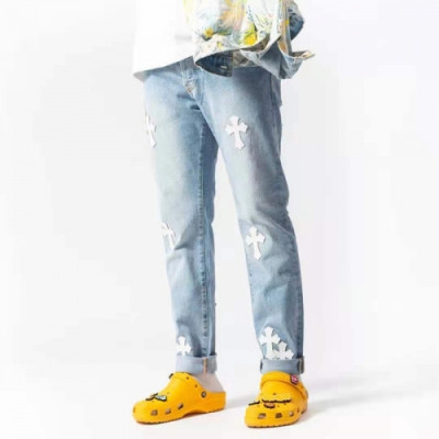 Chrom Hearts 2021 Mens Casual Denim Jeans Blue - 크롬하츠 20201남성 캐쥬얼 데님 청바지 Chr0345x Size(29 - 40) 블루