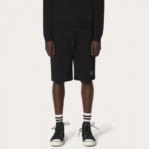 Valentino 2021 Mens Logo Casual Training Half Pants Black - 발렌티노 2021 남성 캐쥬얼 로고 트레이닝 반바지 Val0467x Size(s - xl) 블랙