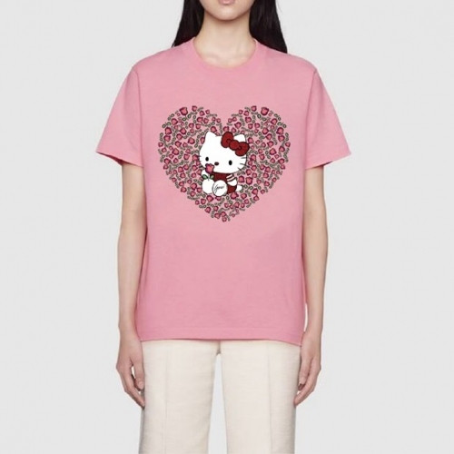 Gucci  Mm/Wm Logo Short Sleeved Tshirts Pink - 구찌 2021 남/녀 로고 반팔티 Guc03665x Size(s - l) 핑크