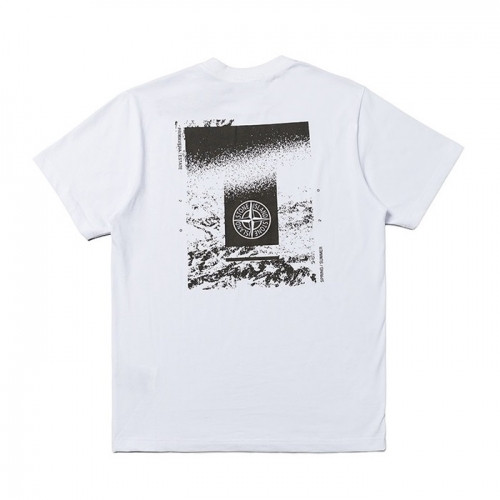 Stone Island  Mens Crew-neck Cotton Short Sleeved Tshirts White - 스톤아일랜드 2021 남성 크루넥 코튼 반팔티 Sto0320x Size(m - 2xl) 화이트