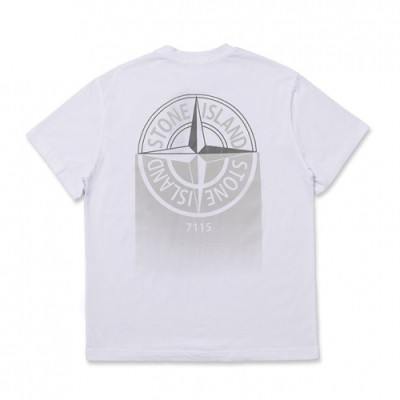 Stone Island  Mens Crew-neck Cotton Short Sleeved Tshirts White - 스톤아일랜드 2021 남성 크루넥 코튼 반팔티 Sto0322x Size(m - 2xl) 화이트