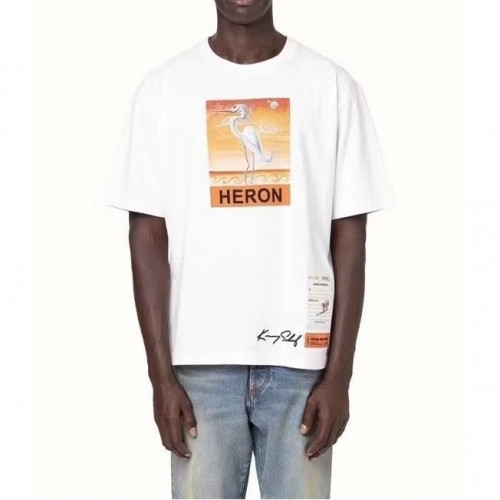 Heron Preston  Mens Printing Crew neck Short Sleeved Oversize Tshirt White - 헤론프레스턴 2021 남성 프린팅 코튼 오버사이즈 반팔티 Hron0033x Size(xs - l) 화이트