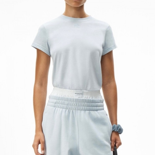 Alexsander Wang Womens Short Sleeved Tshirts Blue - 알렉산더왕 2021 여성 로고 반팔티 Alw0169x Size(s - l) 블루