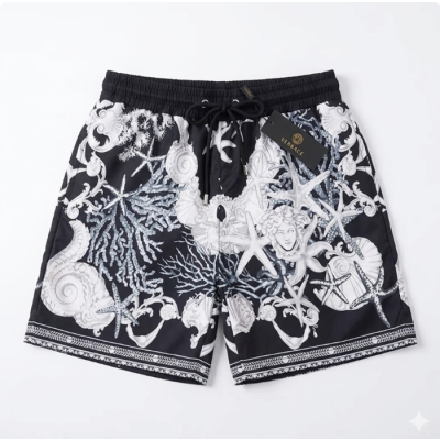 베르사체 남성 블랛 반바지 - Versace Mens Black Half-pants - ve842x