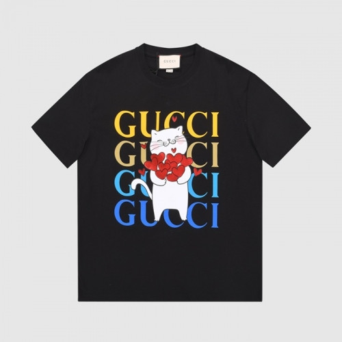 Gucci  Mm/Wm Logo Short Sleeved Tshirts Black - 구찌 2021 남/녀 로고 반팔티 Guc03703x Size(xs - l) 블랙