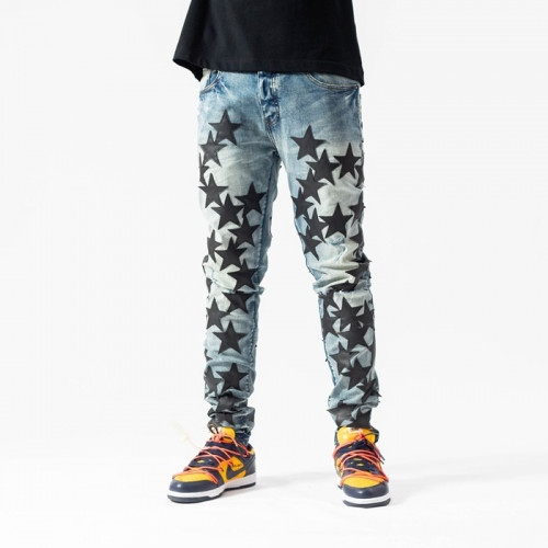 Amiri  Mens Trendy Denim Pants Blue - 아미리 2021 남성 트렌디 데님 팬츠 Ami0196x Size(29 - 38) 블루