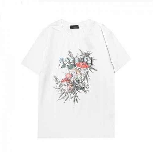Amiri  Mm/Wm Logo Cotton Short Sleeved Tshirts White - 아미리 2021 남/녀 로고 코튼 반팔티 Ami0203x Size(s - 2xl) 화이트