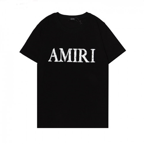Amiri Mm/Wm Logo Cotton Short Sleeved Tshirts Black - 아미리 2021 남/녀 로고 코튼 반팔티 Ami0206x Size(s - 2xl) 블랙