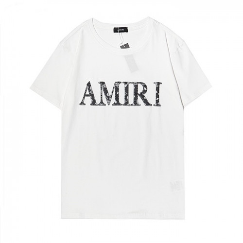 Amiri Mm/Wm Logo Cotton Short Sleeved Tshirts White - 아미리 2021 남/녀 로고 코튼 반팔티 Ami0207x Size(s - 2xl) 화이트