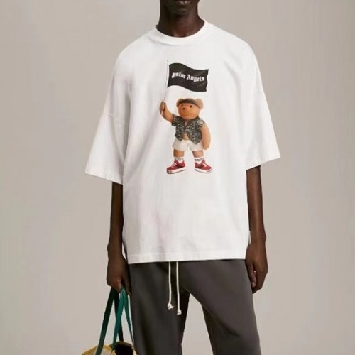 Palm Angels  Mm/Wm Logo Cotton Short Sleeved Tshirts White - 팜 엔젤스 2021 남/녀 로고 코튼 반팔티셔츠 Pam0304x Size(s - xl) 화이트