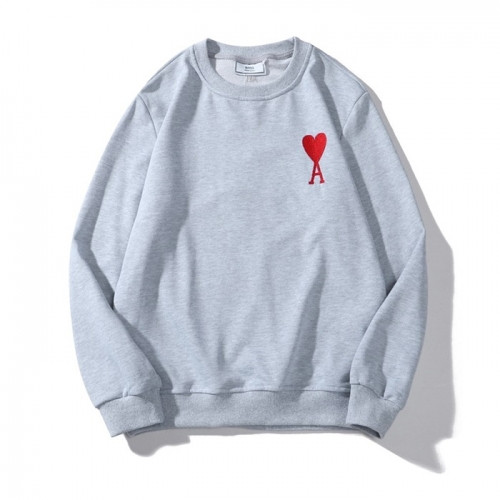 Ami Mens Logo Casual Cotton Man-to-man Gray - 아미 2021 남성 로고 코튼 맨투맨 Ami0130x Size(m - 2xl) 그레이