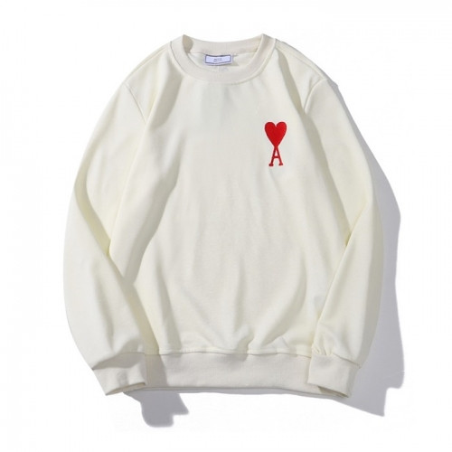 Ami Mens Logo Casual Cotton Man-to-man Ivory - 아미 2021 남성 로고 코튼 맨투맨 Ami0131x Size(m - 2xl) 아이보리