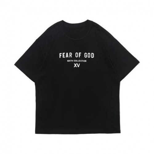 Fear of god  Mm/Wm Minimal Cotton Short Sleeved Tshirts Black - 피어오브갓 2021 남/녀 미니멀 코튼 반팔티 Fea0272x Size(xs - l) 블랙