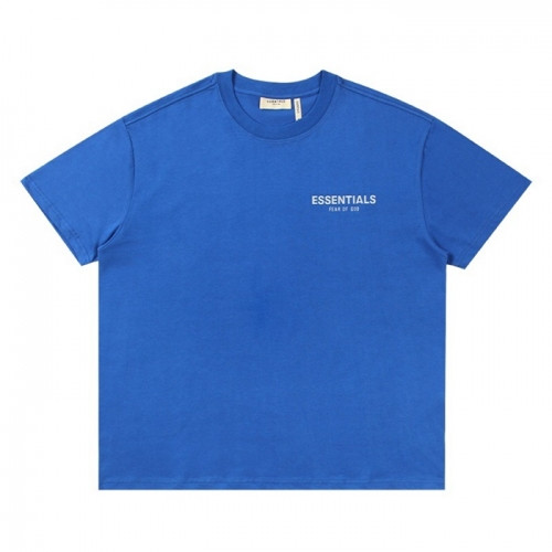 Fear of god  Mm/Wm Minimal Cotton Short Sleeved Tshirts Blue - 피어오브갓 2021 남/녀 미니멀 코튼 반팔티 Fea0281x Size(s - xl) 블루